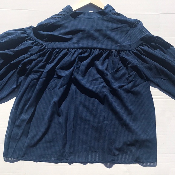 ☀️Time & Tru Long Sleeve Front Tie Blouse - Picture 7 of 7